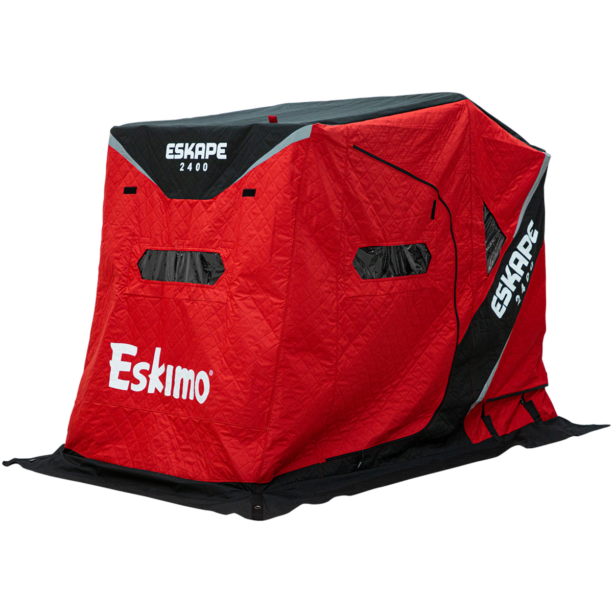 Eskimo Eskape 2400 Flip Ice Fishing Shelter - Red Eskimo Eskape 2400 Flip Ice Fishing Shelter - Red