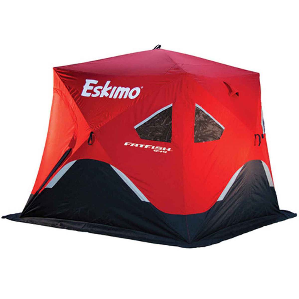 eskimo ice fishing tent accessories QuickFish 6HD, Pop-Up Portable Shelter, No-Trip Door, Red/Blac Eskimo Ice Anchors keep your ice shelter in place and secure on windy days Pop-Up Shelter Accessories