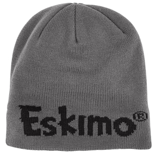 Eskimo Knit Ice Fishing Hat - Gray