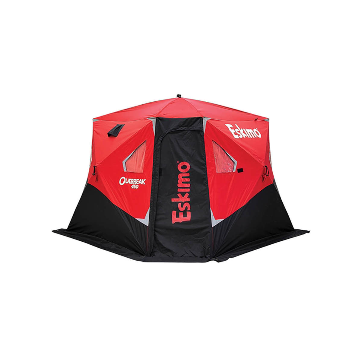 Eskimo Outbreak 450 Hub Ice Fishing Shelter - Red Eskimo Outbreak 450 Hub Ice Fishing Shelter - Red