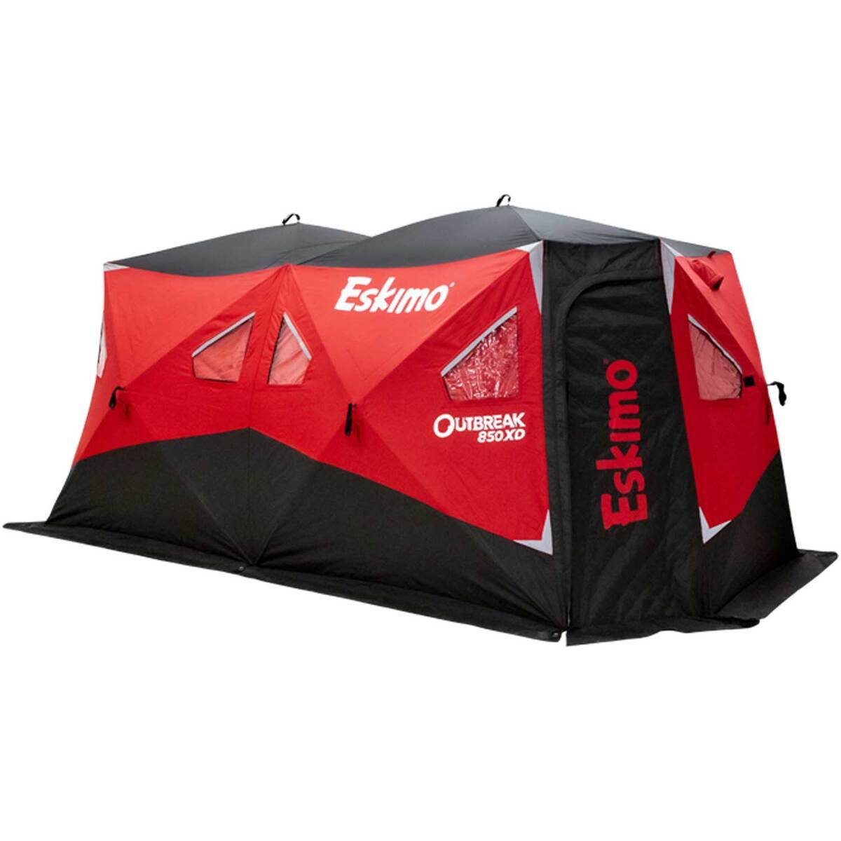 Eskimo Outbreak 850XD Hub Ice Fishing Shelter - Red Eskimo Outbreak 850XD Hub Ice Fishing Shelter - Red