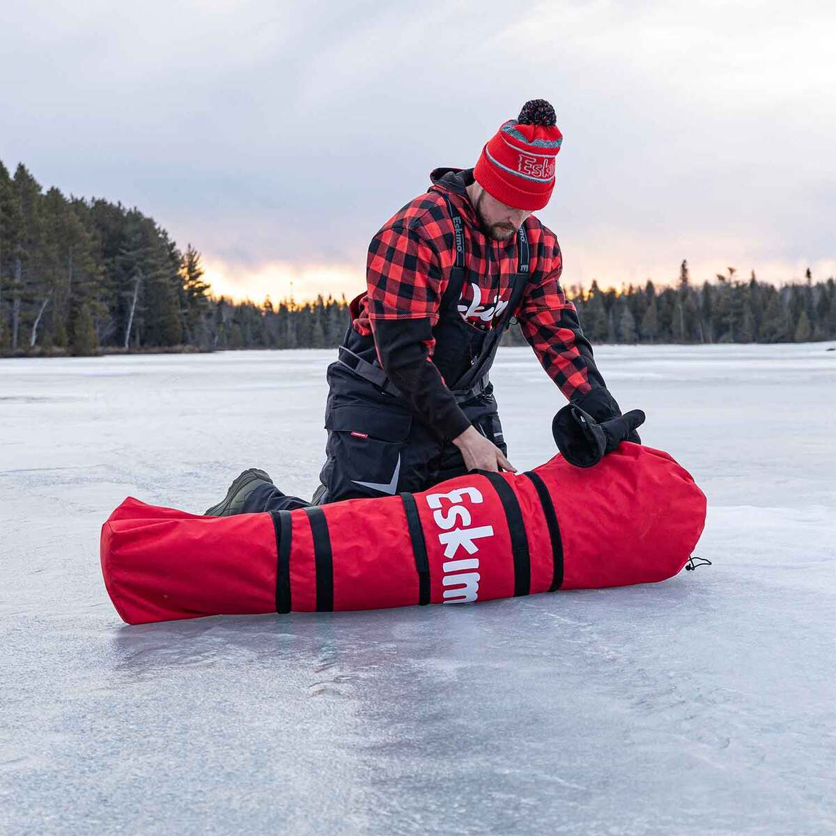 Eskimo Fish Rack Eskimo QuickFish 3HD Ice Fishing Shelter | Sportsman's Warehouse