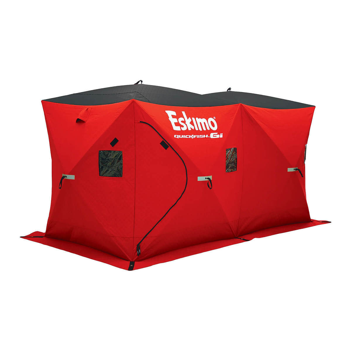 Eskimo Quickfish 6i Hub Ice Fishing Shelter - Red Eskimo Quickfish 6i Hub Ice Fishing Shelter - Red