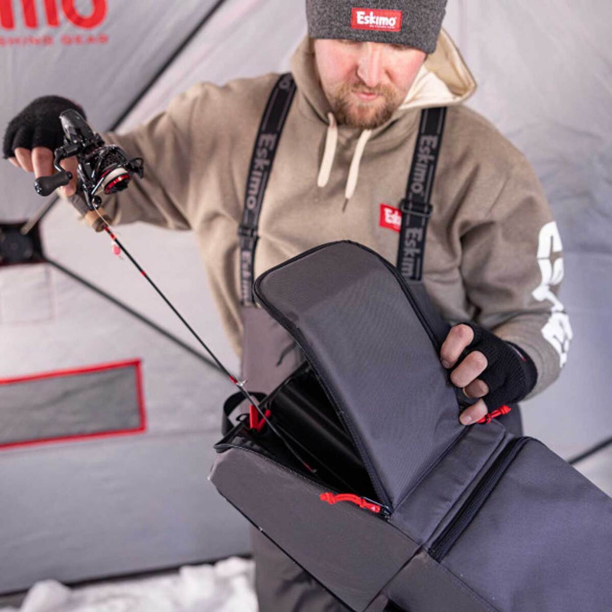 Eskimo Rod Locker Ice Fishing Rod & Reel Gear Bag | Sportsman's Warehouse