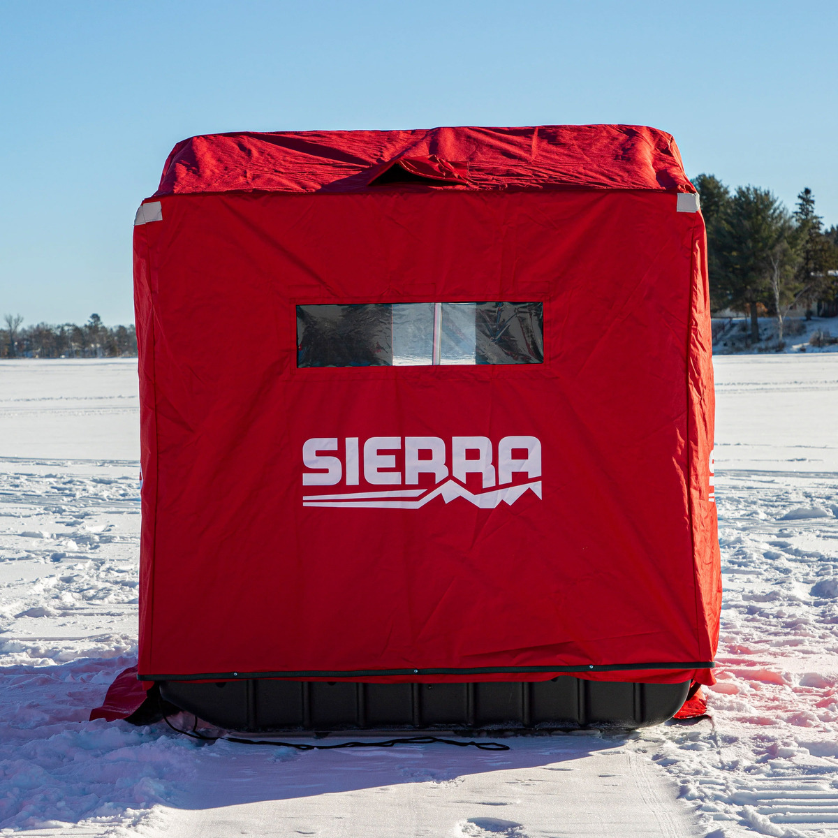 Eskimo Sierra Flip Ice Fishing Shelter - Red Eskimo Sierra Flip Ice Fishing Shelter - Red