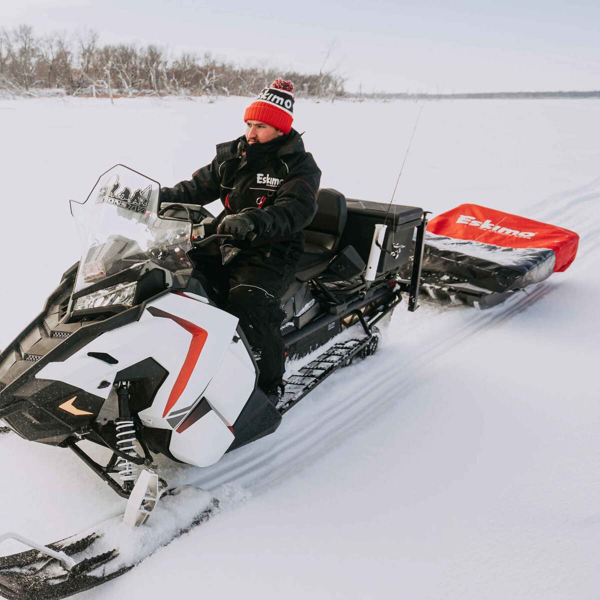 Eskimo Universal Sled Tow Hitch Utility Sled Accessory - Universal Eskimo Universal Sled Tow Hitch Utility Sled Accessory - Universal