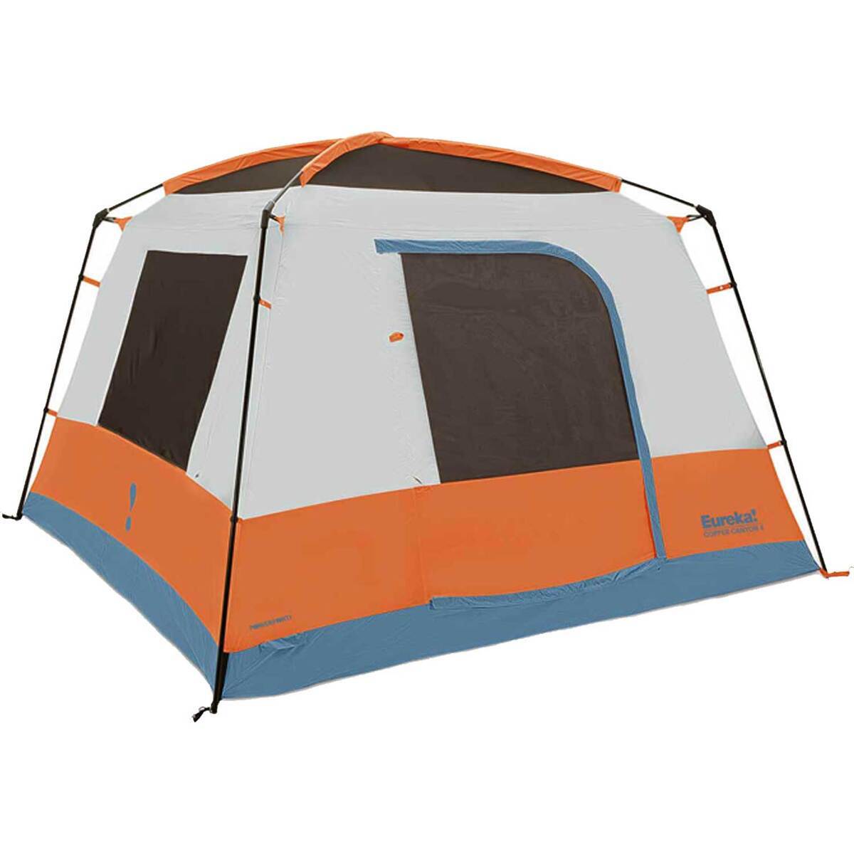 Eureka Copper Canyon LX 6-Person Camping Tent - Blue Heaven/Jaffa Orange/Dawn Blue - Blue Heaven/Jaffa Orange/Dawn Blue Eureka Copper Canyon LX 6-Person Camping Tent - Blue Heaven/Jaffa Orange/Dawn Blue - Blue Heaven/Jaffa Orange/Dawn Blue
