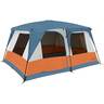 Eureka Copper Canyon LX 8-Person Camping Tent - Blue Heaven/Jaffa Orange/Dawn Blue - Blue Heaven/Jaffa Orange/Dawn Blue