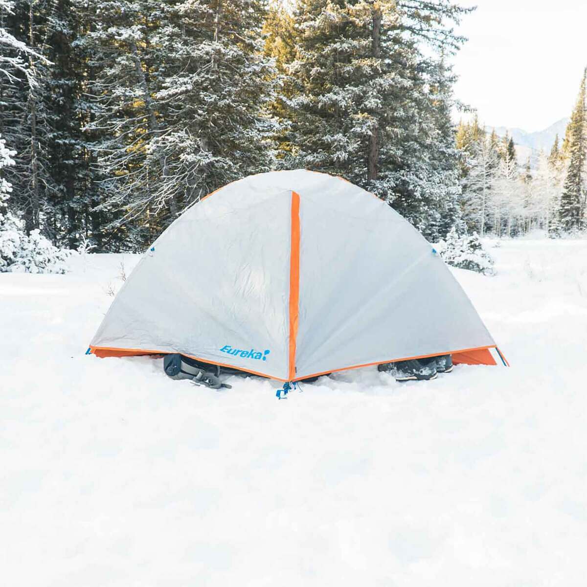 Eureka Mountain Pass 2-Person Camping Tent - Dawn Blue/ Flame/ Mediterranean Blue - Dawn Blue, Flame, Mediterranean Blue Eureka Mountain Pass 2-Person Camping Tent - Dawn Blue/ Flame/ Mediterranean Blue - Dawn Blue, Flame, Mediterranean Blue