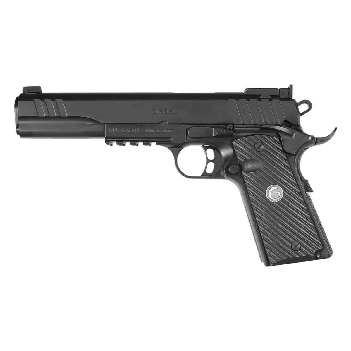 European American Armory Corp Girsan MC1911 Hunter 10mm Auto 6in Matte Black Pistol - 8+1 Rounds - Black European American Armory Corp Girsan MC1911 Hunter 10mm Auto 6in Matte Black Pistol - 8+1 Rounds - Black