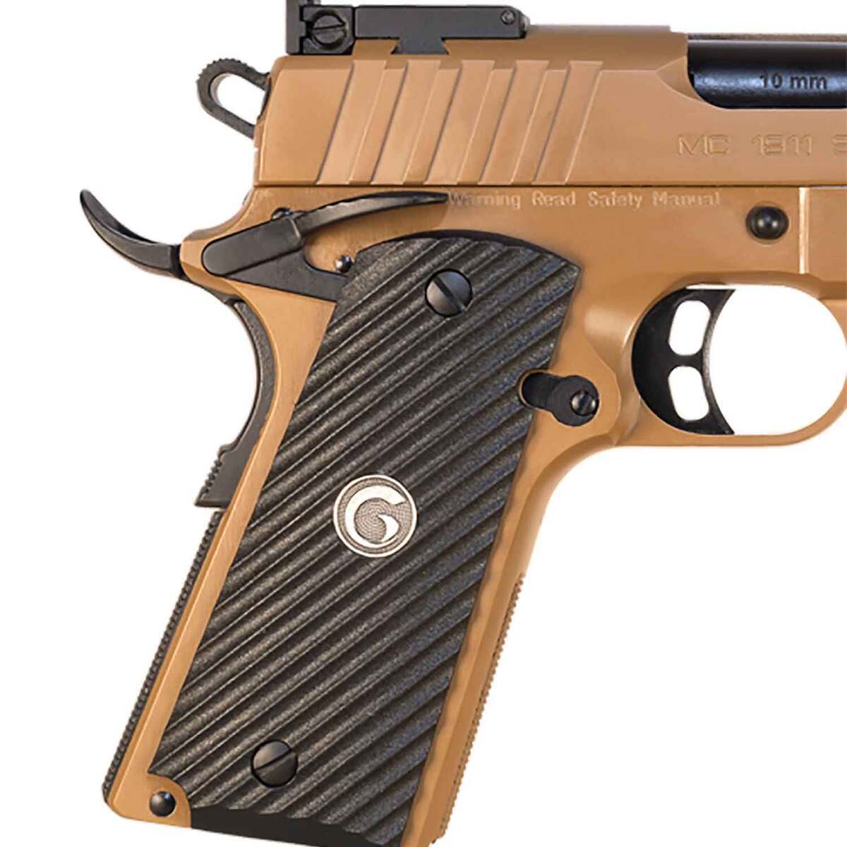 European American Armory Corp Girsan MC1911S Hunter 6in 10mm Auto Flat Dark Earth Pistol - 8+1 Rounds - Brown European American Armory Corp Girsan MC1911S Hunter 6in 10mm Auto Flat Dark Earth Pistol - 8+1 Rounds - Brown