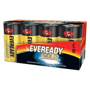 Eveready Gold C Batteries 8 Pack