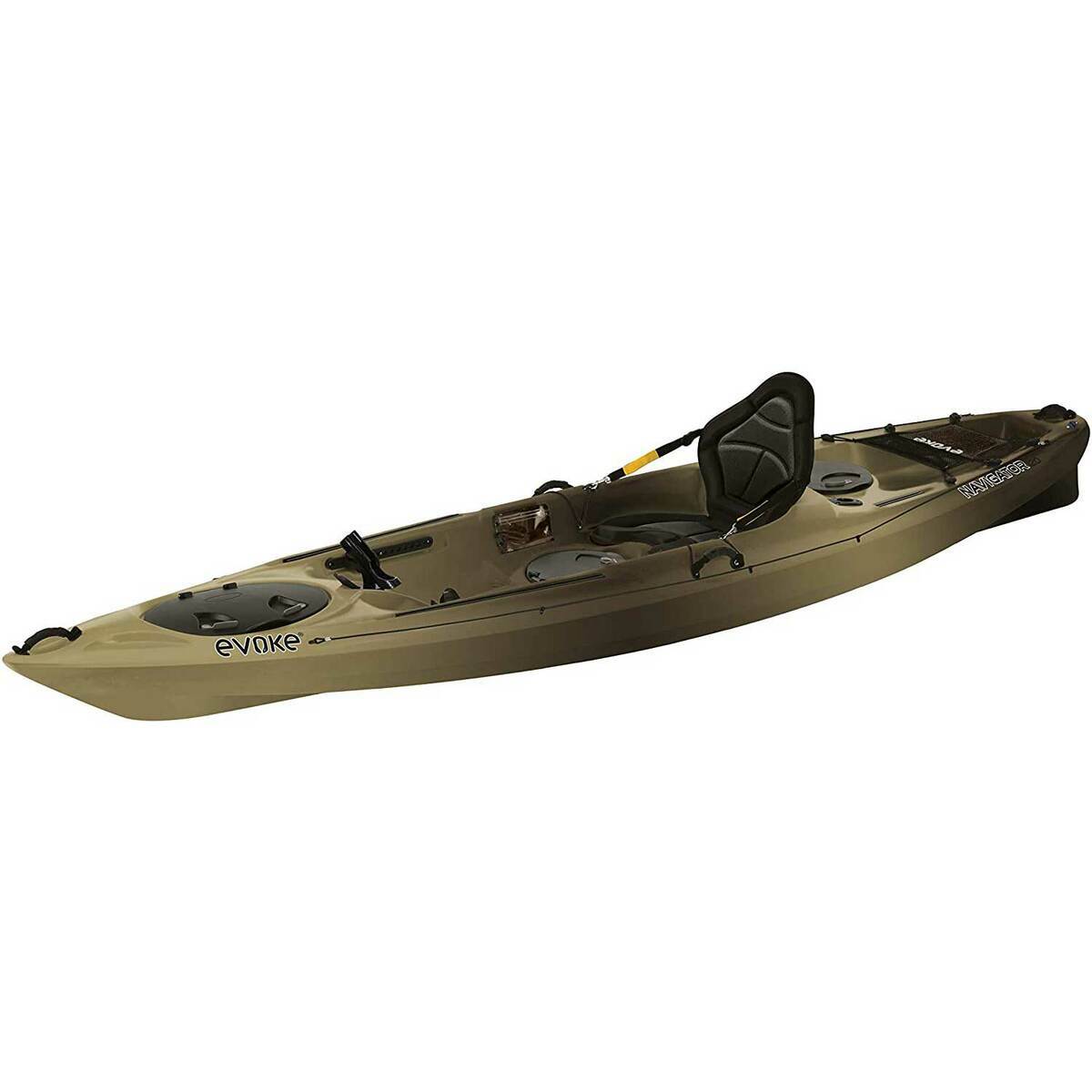 Evoke Navigator 120 Sit-On-Top Kayak - 12.3ft Camo - Camo Evoke Navigator 120 Sit-On-Top Kayak - 12.3ft Camo - Camo