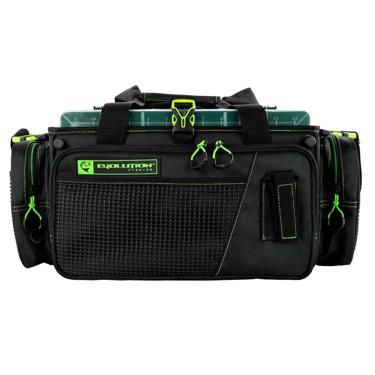 evolution drift series tackle bag 3700 Backpack Green Evolution Fishing 3700 Drift Series Tackle Backpack covers your tackle transport needs with a highly durable and functional design Drift Tackle Sling - Green