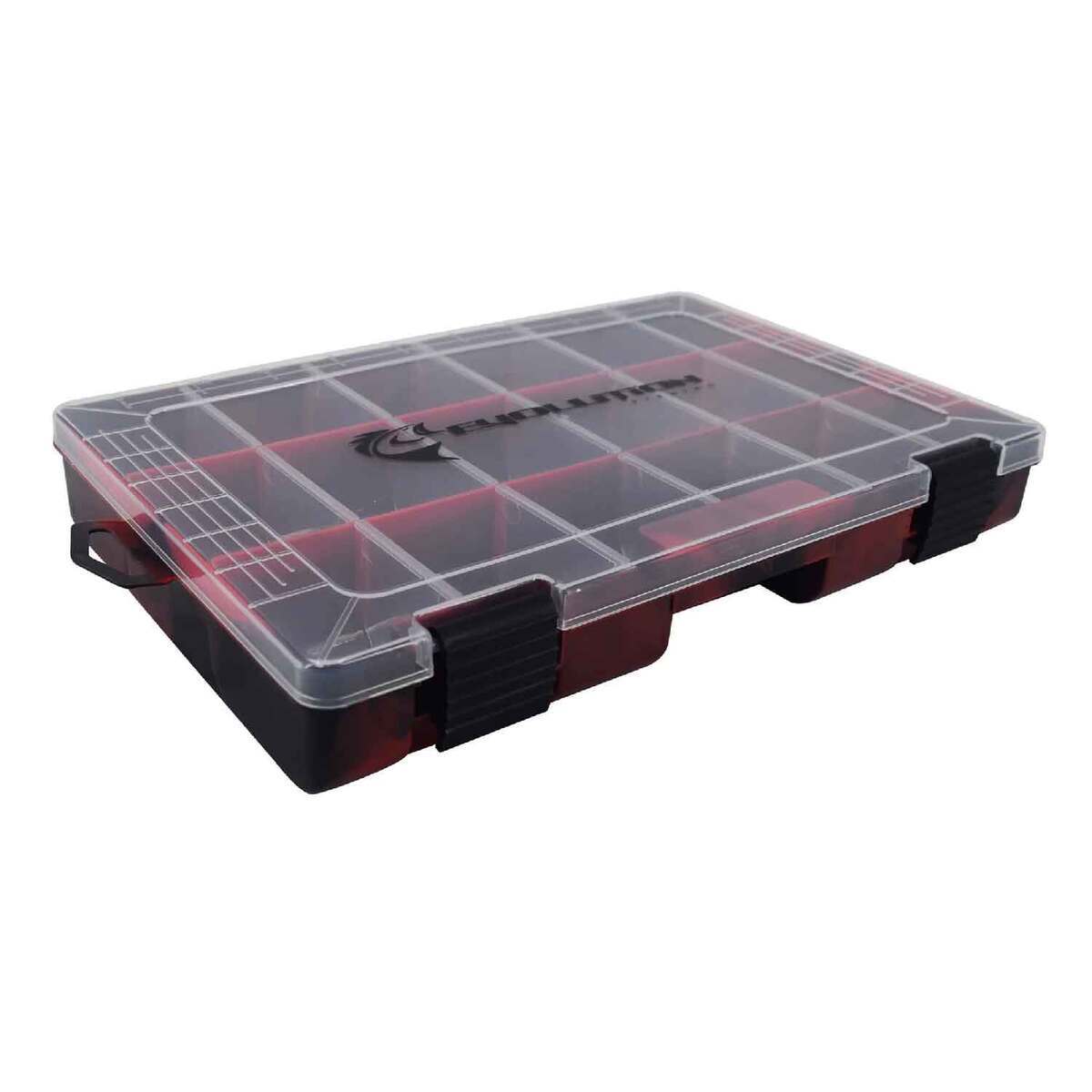 Evolution Drift Series Colored 3600 Tackle Tray Red