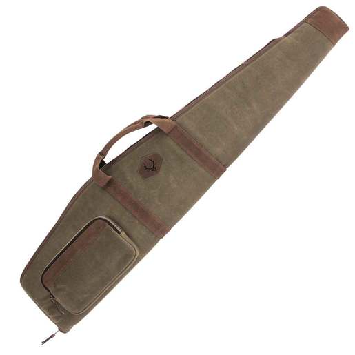 Evolution Outdoor Rawhide Series Waxed Canvas 46in Rifle Case – Green/Brown