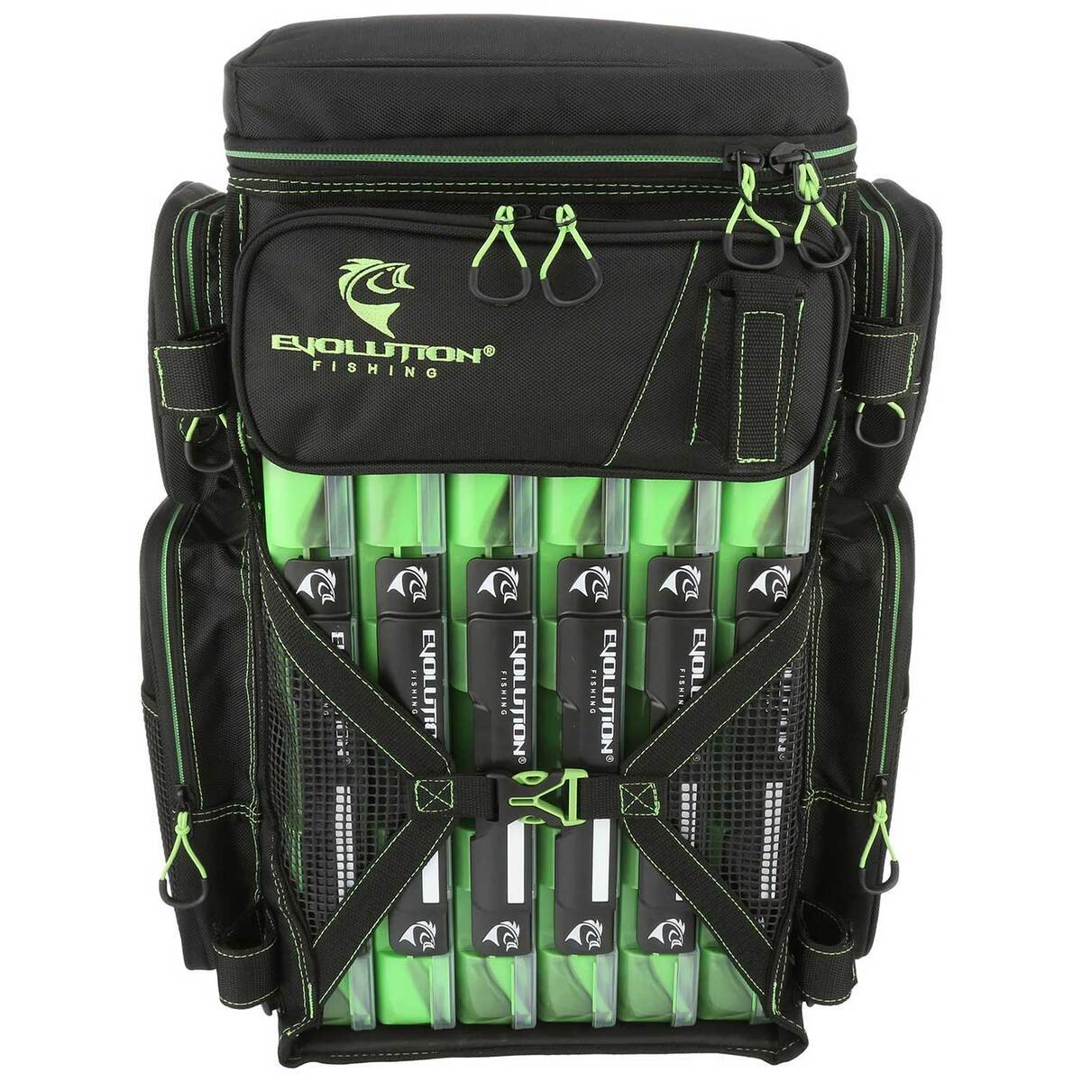 Evolution Fishing 3700 Drift Series Tackle Backpack - Green