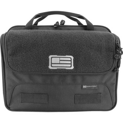 Evolution Outdoor Tactical 12.75in XL Double Pistol Case – Black