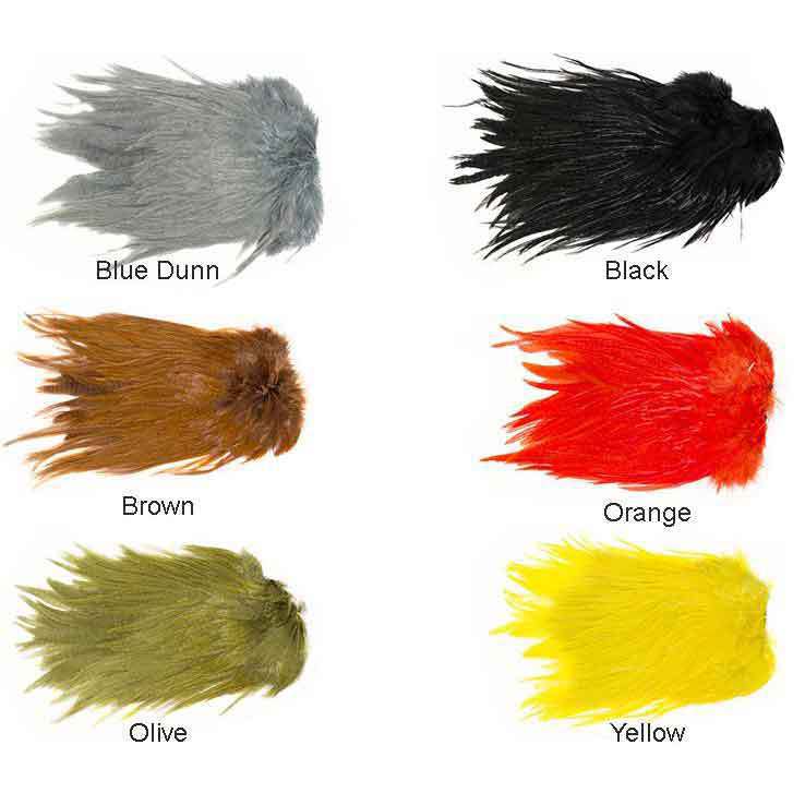Ewing Saddle Hackle - Orange Ewing Saddle Hackle - Orange