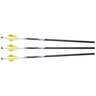 Excalibur ProFlight Illuminated 16.5in Carbon Crossbow Bolts - 3 Pack - Black/White