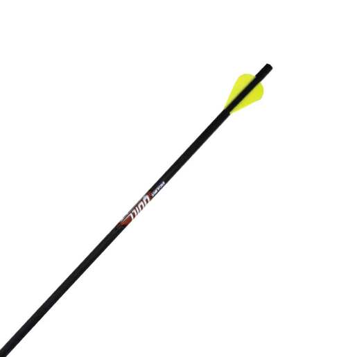 Excalibur Quill 16.5in Carbon Crossbow Bolt – 6 Pack – Black/Yellow