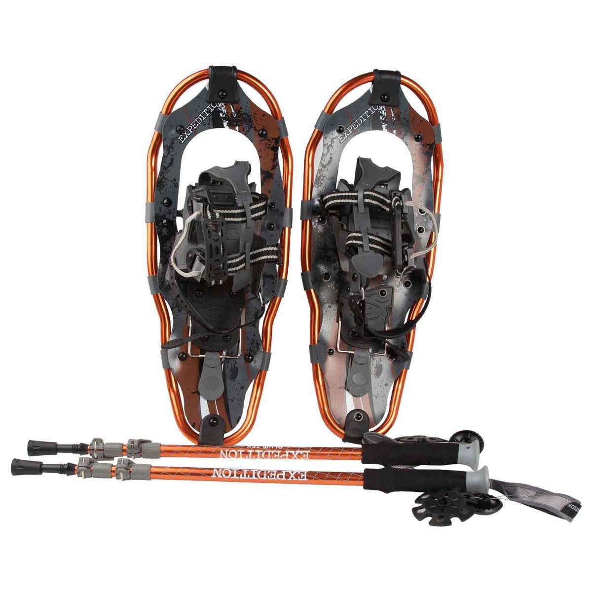 Expedition Truger Snowshoe Kit with Bag & Poles-New in Packaging 8"x25"