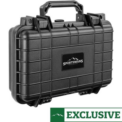 Eylar Compact 11.6in Sportsman’s Edition Hard Handgun Case – Black – Black