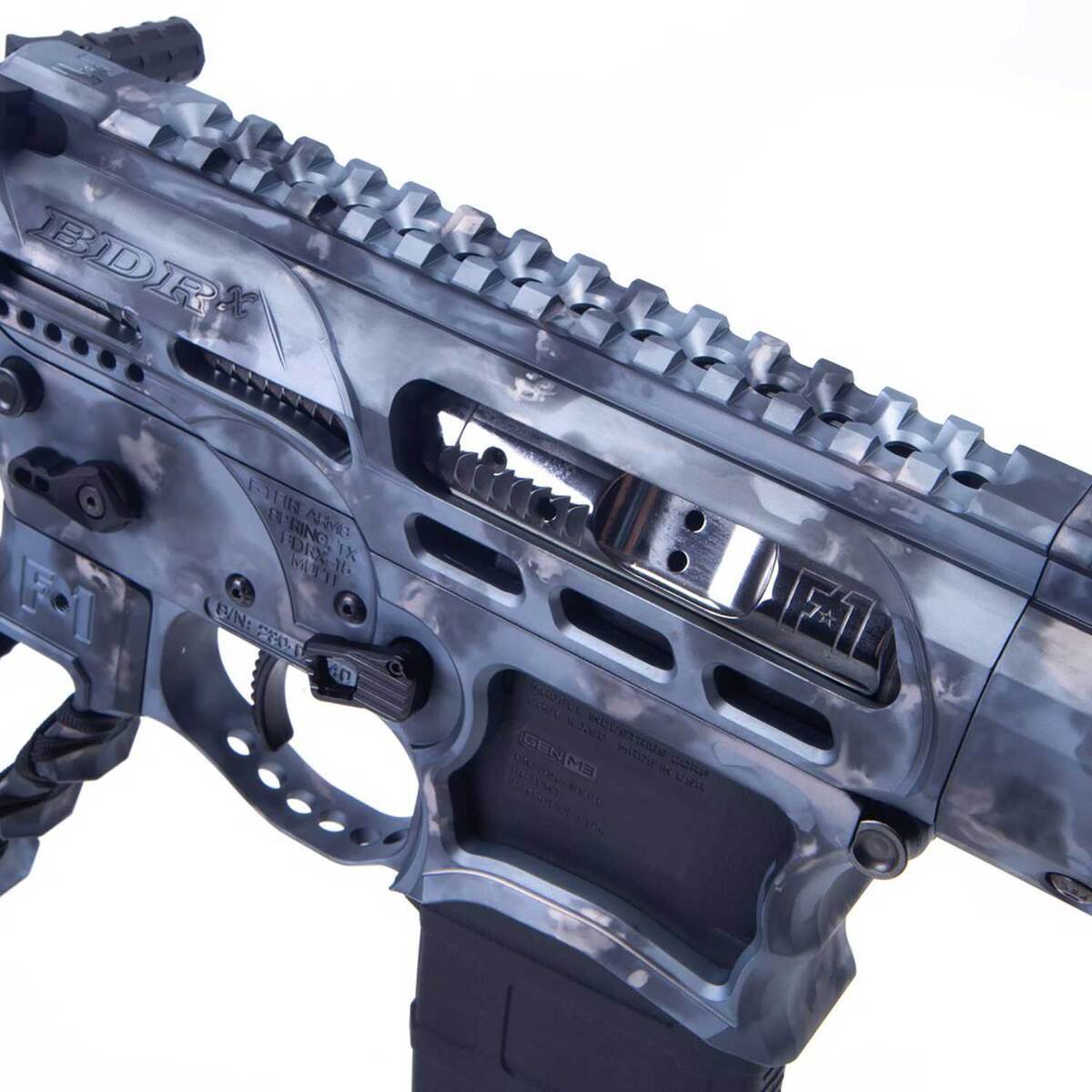F1 Firearms BDRx-15 5.56mm NATO 16in Titanium Shadow Semi Automatic Modern Sporting Rifle - 30+1 Rounds - Camo F1 Firearms BDRx-15 5.56mm NATO 16in Titanium Shadow Semi Automatic Modern Sporting Rifle - 30+1 Rounds - Camo