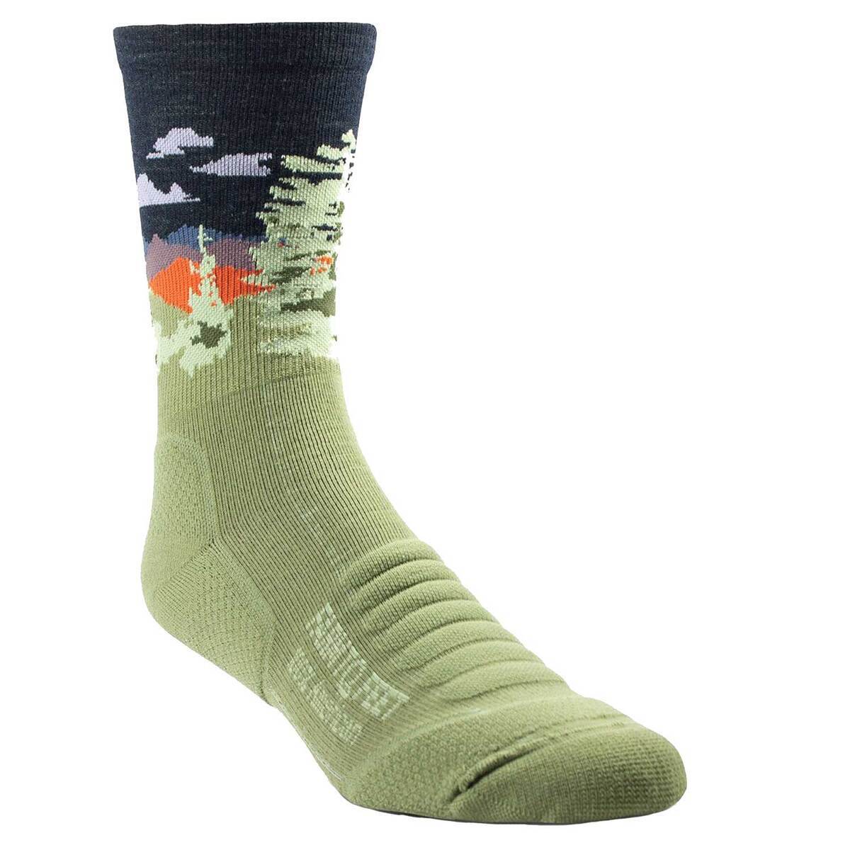 Farm To Feet Cascade Light Targeted Cushion 3/4 Crew Hiking Socks Farm To Feet Cascade Light Targeted Cushion 3/4 Crew Hiking Socks