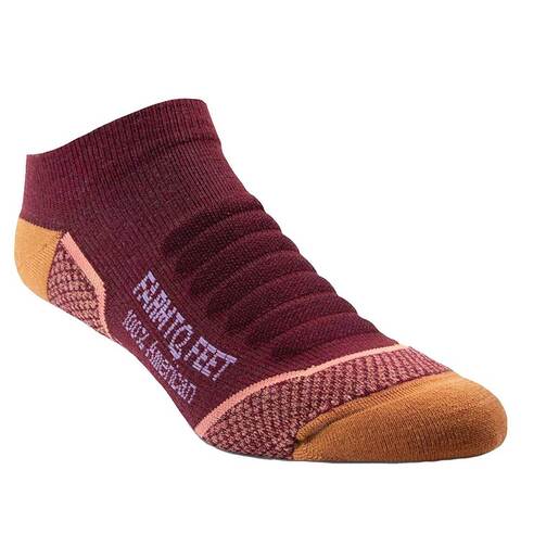 Farm To Feet Damascus Light Targeted Cushion Hiking Socks - Charcoal M - Farm To Feet