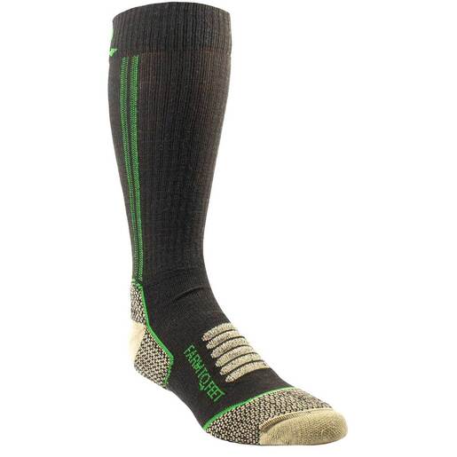 Farm To Feet Ely Light Targeted Cushion Hunting Socks - Brown M - Farm To Feet