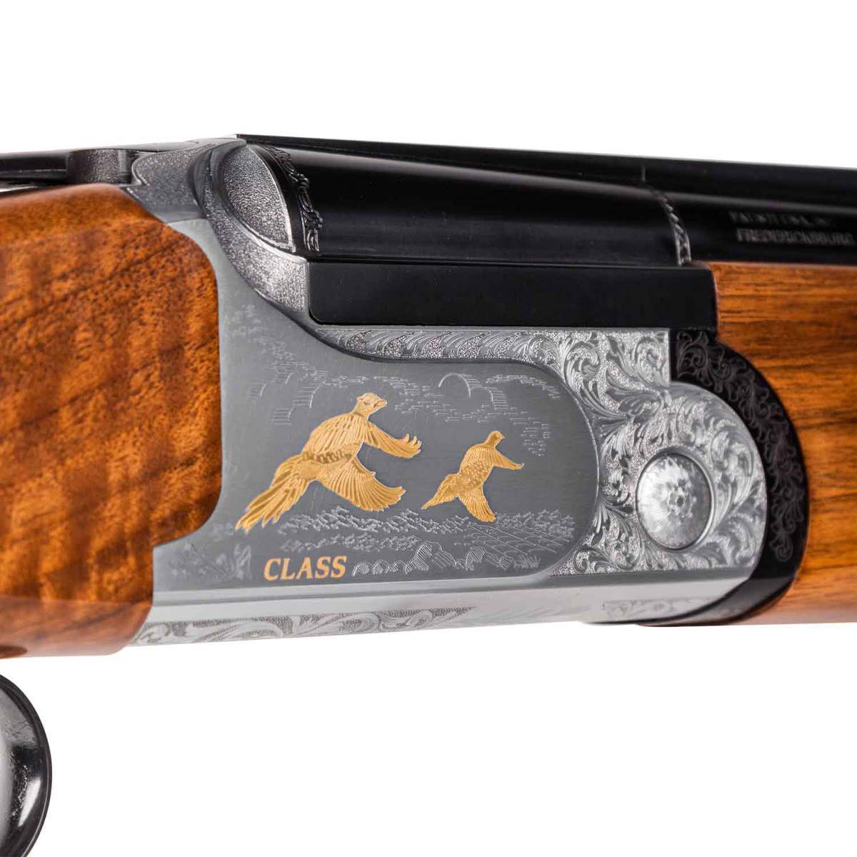 Fausti Class Coin Finish 12 Gauge 3in Over Under Shotgun - 28in - Brown Fausti Class Coin Finish 12 Gauge 3in Over Under Shotgun - 28in - Brown