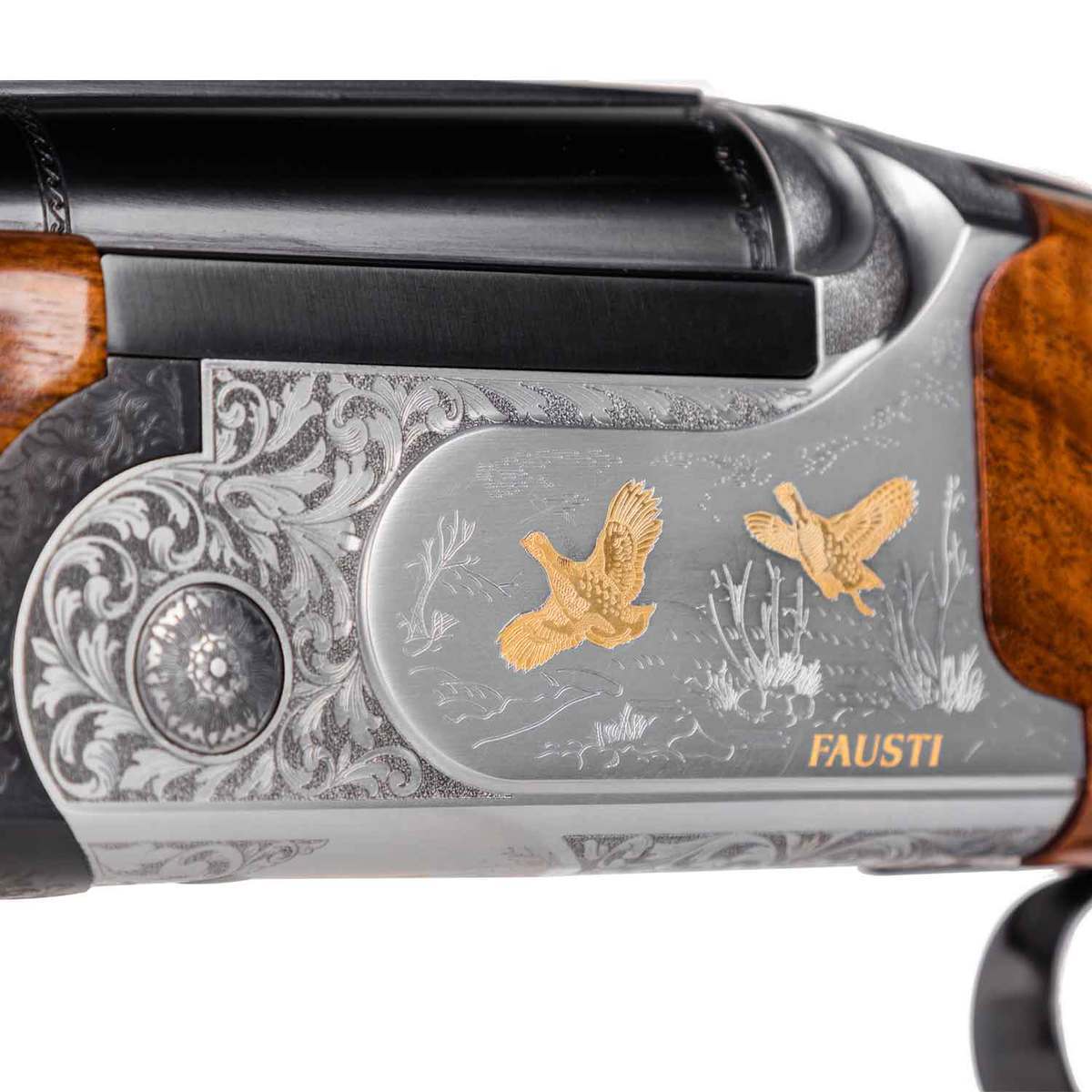 Fausti Class Coin Finish 12 Gauge 3in Over Under Shotgun - 28in - Brown Fausti Class Coin Finish 12 Gauge 3in Over Under Shotgun - 28in - Brown