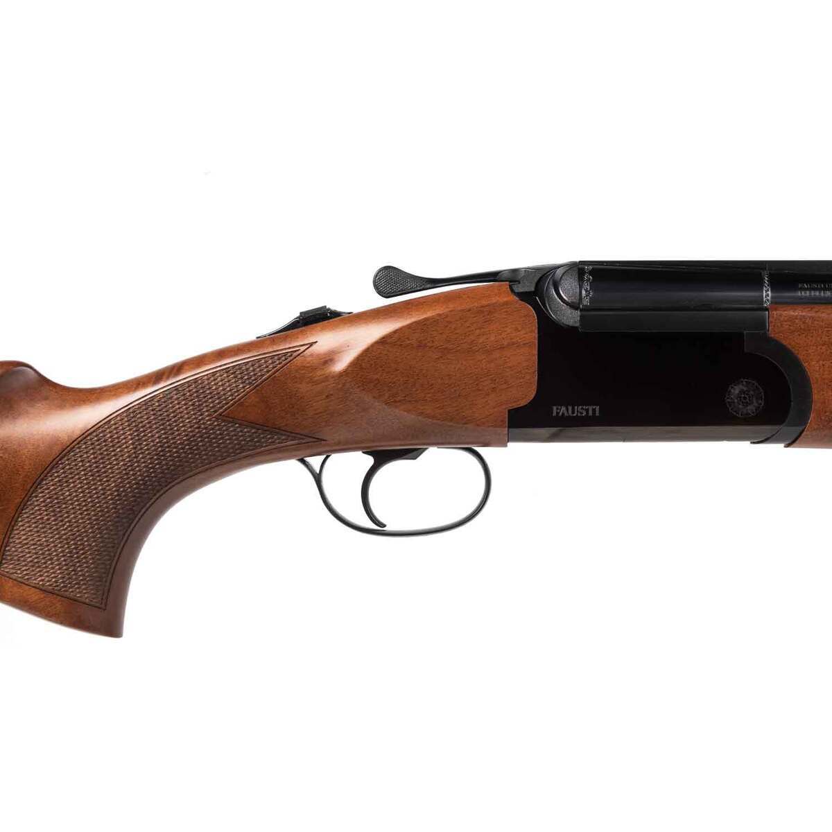 Fausti Nero Black/Walnut 12 Gauge 3in Over Under Shotgun – 30in - Walnut Fausti Nero Black/Walnut 12 Gauge 3in Over Under Shotgun – 30in - Walnut