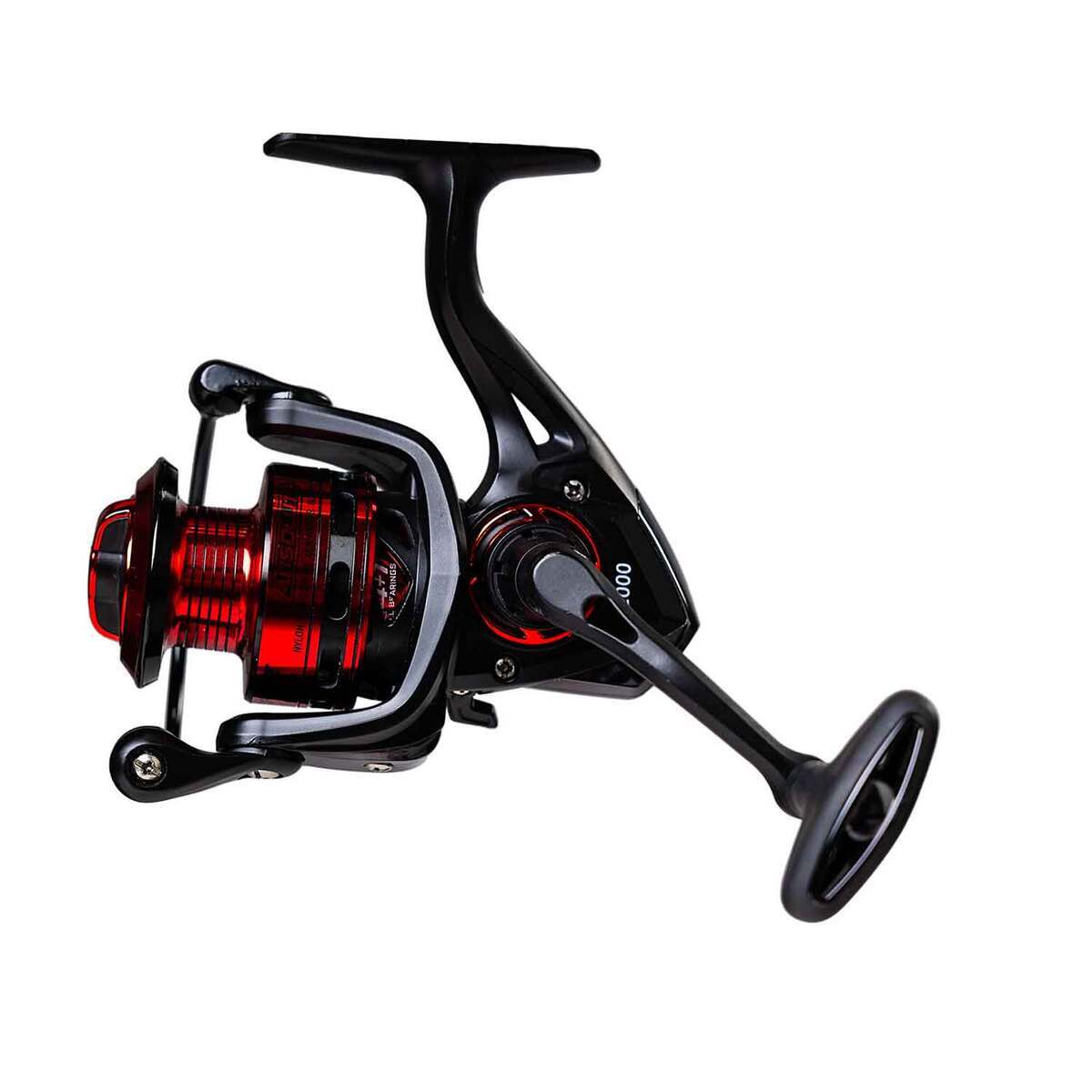 Favorite Fishing Absolute 2000 Spinning Reel - Black/Red Favorite Fishing Absolute 2000 Spinning Reel - Black/Red