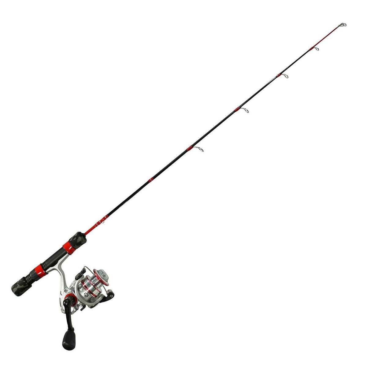 Favorite Fishing Army Ice Rod Combo 32in Medium Heavy Black/Red ARICE-321MH