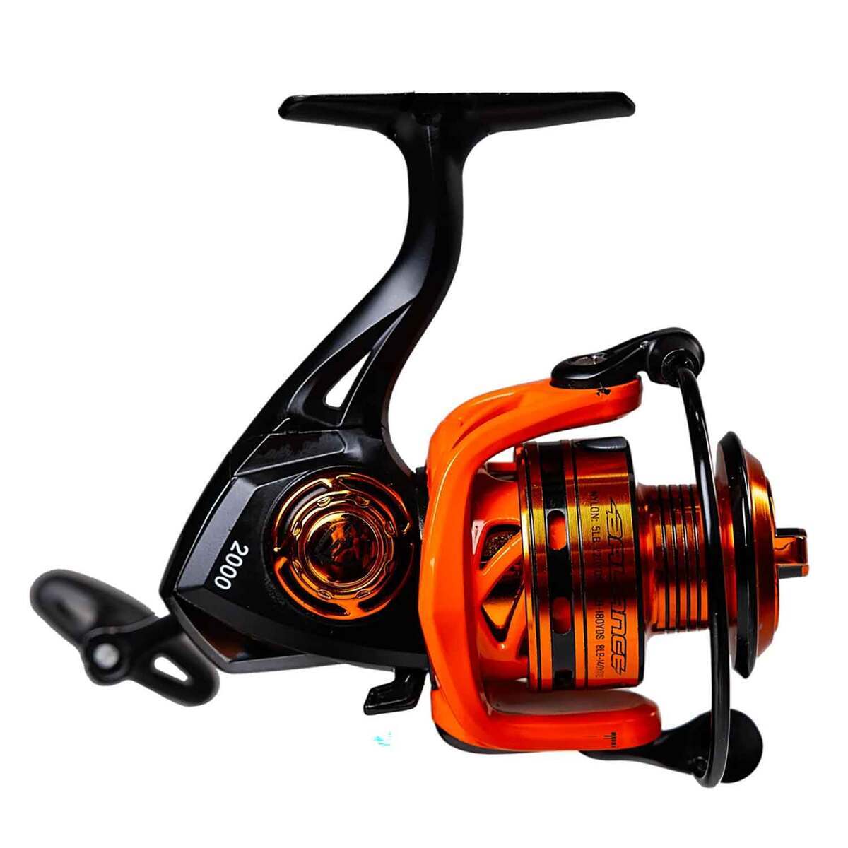 Favorite Fishing Balance Spinning Reel - Size 2000 - Black/Orange Favorite Fishing Balance Spinning Reel - Size 2000 - Black/Orange
