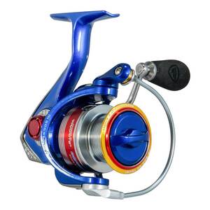 Favorite Fishing Defender 2000 Spinning Reel - Blue/Red/Yellow
