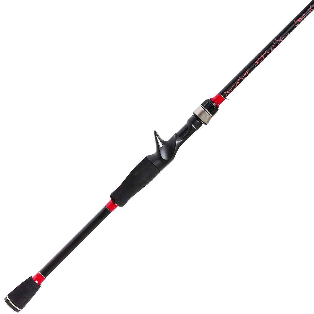 Favorite Fishing LIT Casting Combo - 7ft 3in, Medium Heavy Power - Black/Red Favorite Fishing LIT Casting Combo - 7ft 3in, Medium Heavy Power - Black/Red