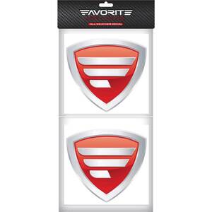 Favorite Fishing Shield Decal