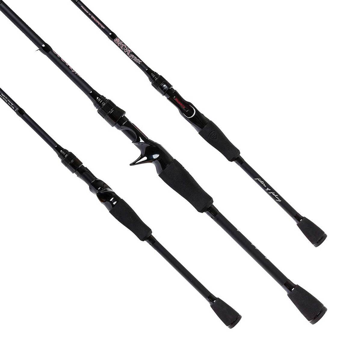 Favorite Fishing Sick Casting Rod - 7ft 2in, Medium Heavy Power, Fast Action, 1pc - Black Favorite Fishing Sick Casting Rod - 7ft 2in, Medium Heavy Power, Fast Action, 1pc - Black