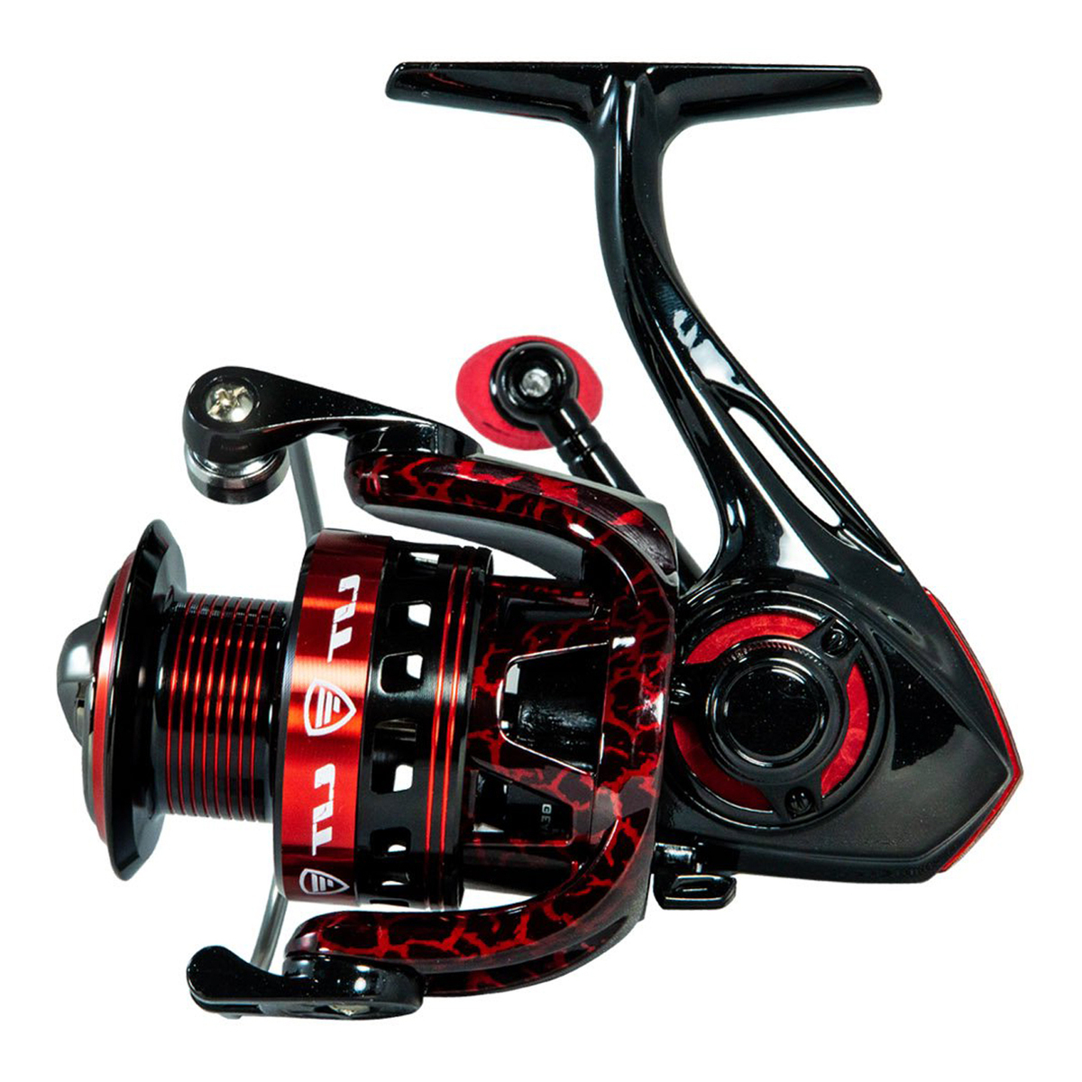 Favorite Fishing USA Lit Spinning Reel - Size 3000 - Black/Red 3000 Favorite Fishing USA Lit Spinning Reel - Size 3000 - Black/Red 3000