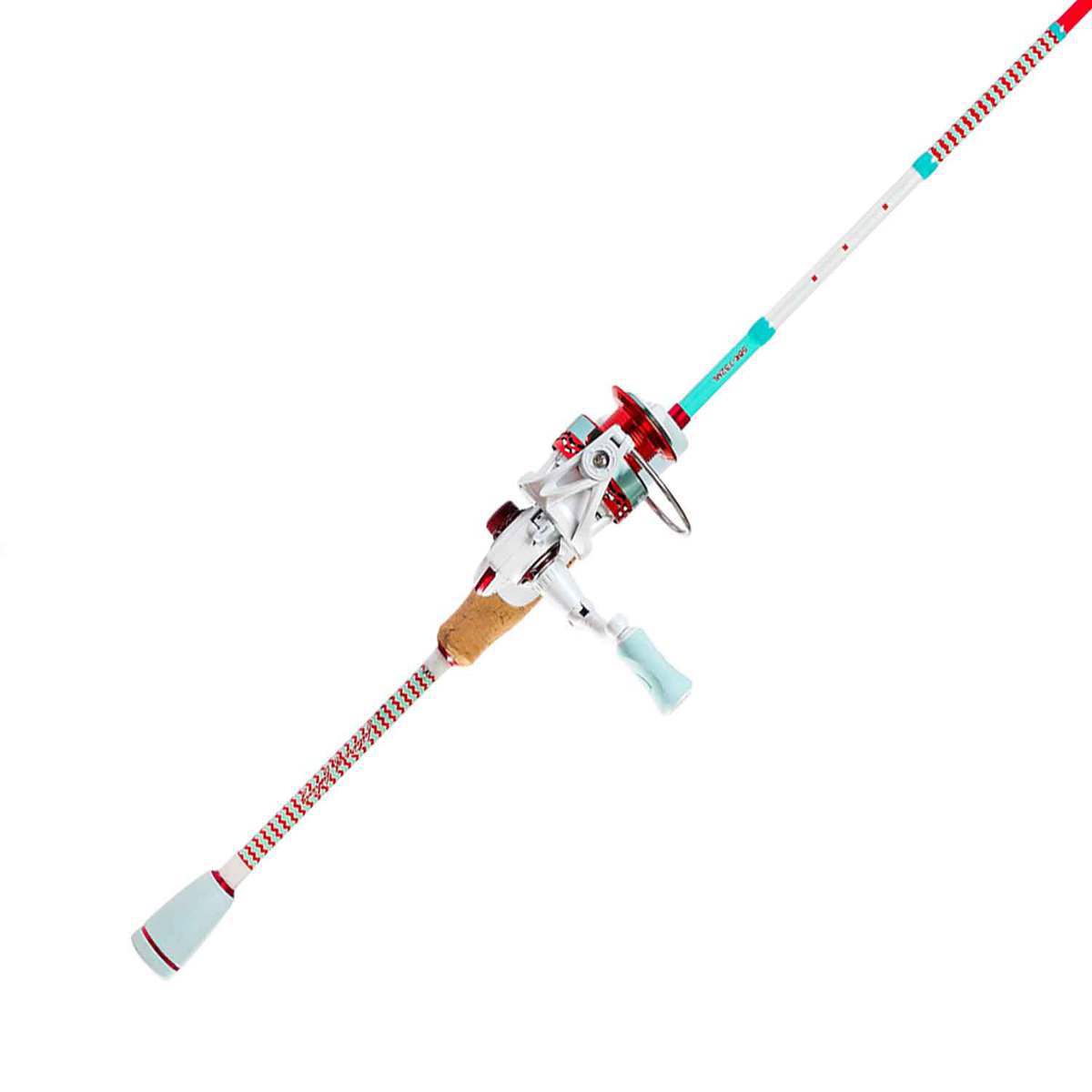 favorite white bird spinning rod combo Shay Shay Bird 7'3" 2pc Spinning Combo w/ 2000 Series Reel Built using IM 24 Rod Combo White Fly Rod