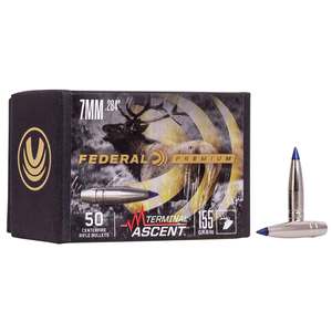 Federal 284 Caliber/7mm TA 165gr Reloading Bullets - 50 Count