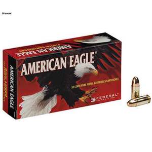 Federal American Eagle 10mm Auto 180gr FMJ Handgun Ammo - 50 Rounds