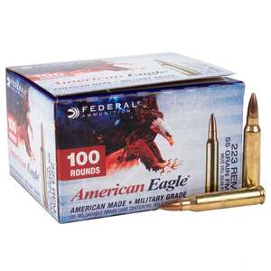 Federal American Eagle 223 Remington 55gr FMJ Rifle Ammo - 100 Rounds
