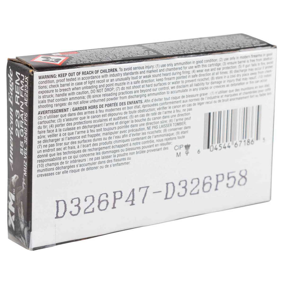 Federal American Eagle 223 Remington 55gr FMJBT Rifle Ammo - 20 Rounds Federal American Eagle 223 Remington 55gr FMJBT Rifle Ammo - 20 Rounds