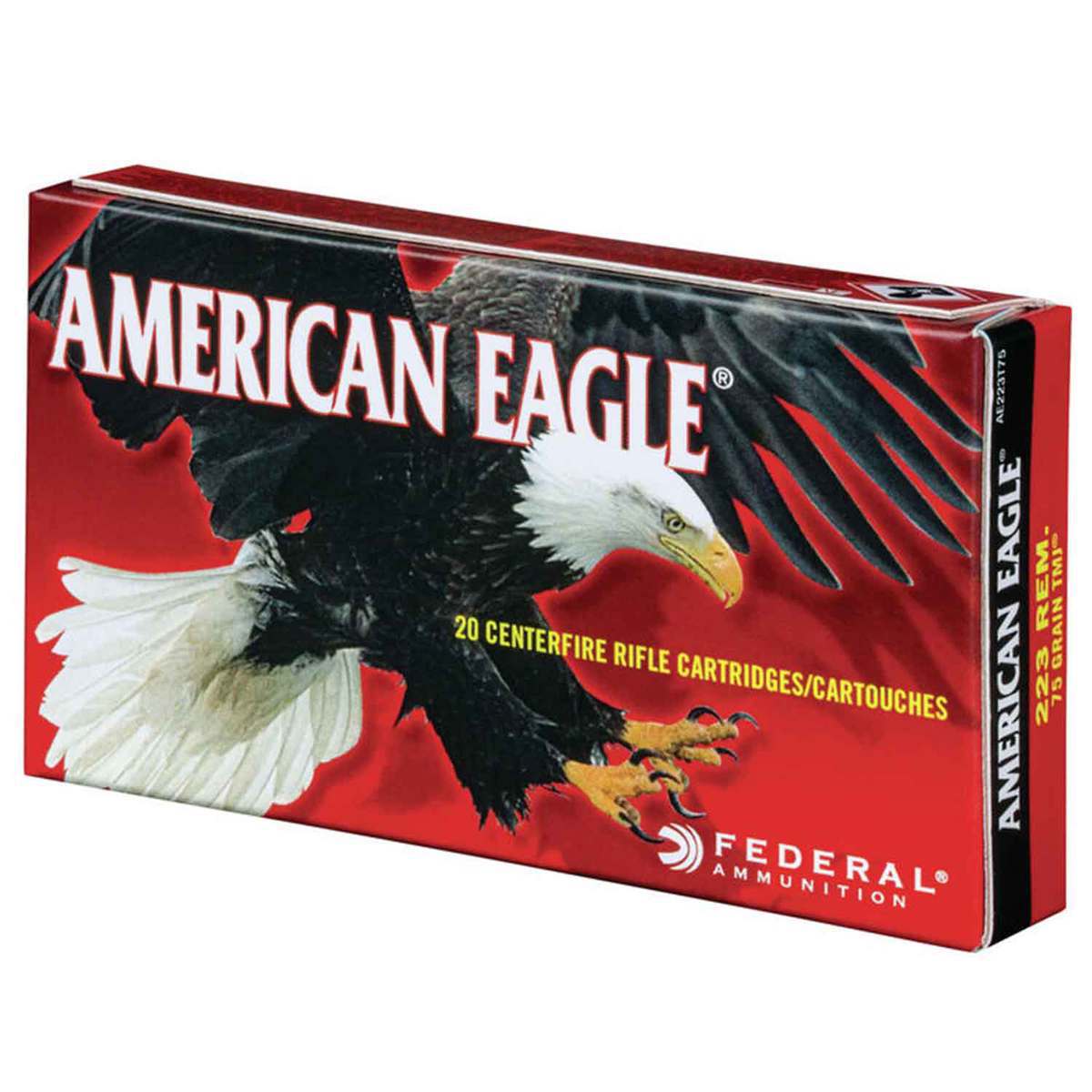 Federal American Eagle 223 Remington 75gr FMJ Rifle Ammo - 20 Rounds Federal American Eagle 223 Remington 75gr FMJ Rifle Ammo - 20 Rounds