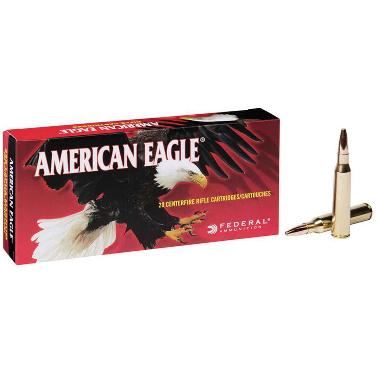 Federal American Eagle 338 Lapua Magnum 250gr JSP Rifle Ammo - 20 Rounds Federal American Eagle 338 Lapua Magnum 250gr JSP Rifle Ammo - 20 Rounds