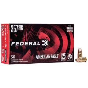 Federal American Eagle 357 SIG 125gr FMJ Handgun Ammo - 50 Rounds